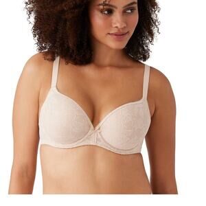 Wacoal Lace Finesse T-Shirt Bra Sand Nude 853201 36DDD